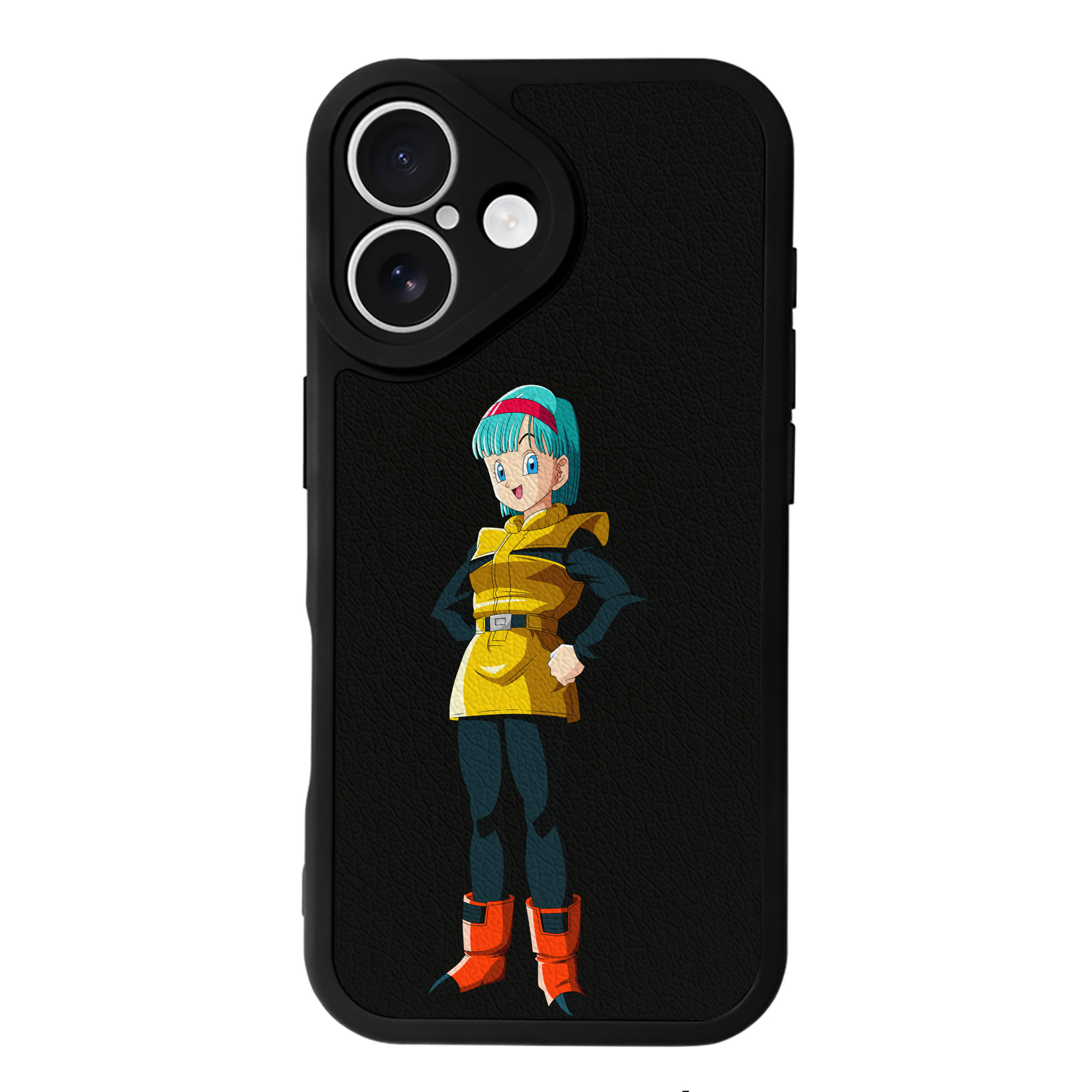 （画像用） ドラゴンボール DRAGON BALL 【iPhone 16シリーズ対応】シリコンスマホケース（レザー調） 材質：シリコン